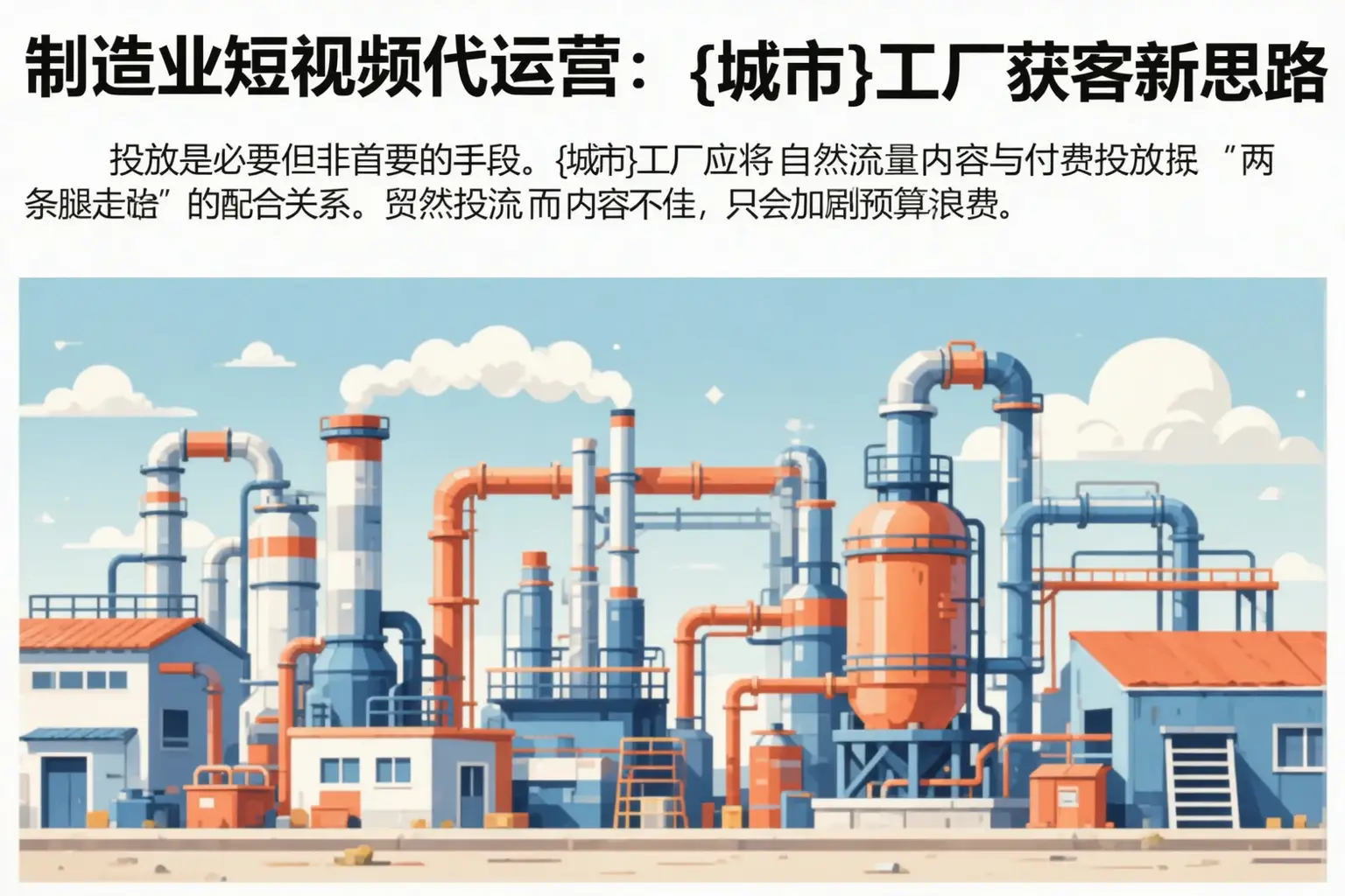 制造业短视频代运营：平乐工厂获客新思路